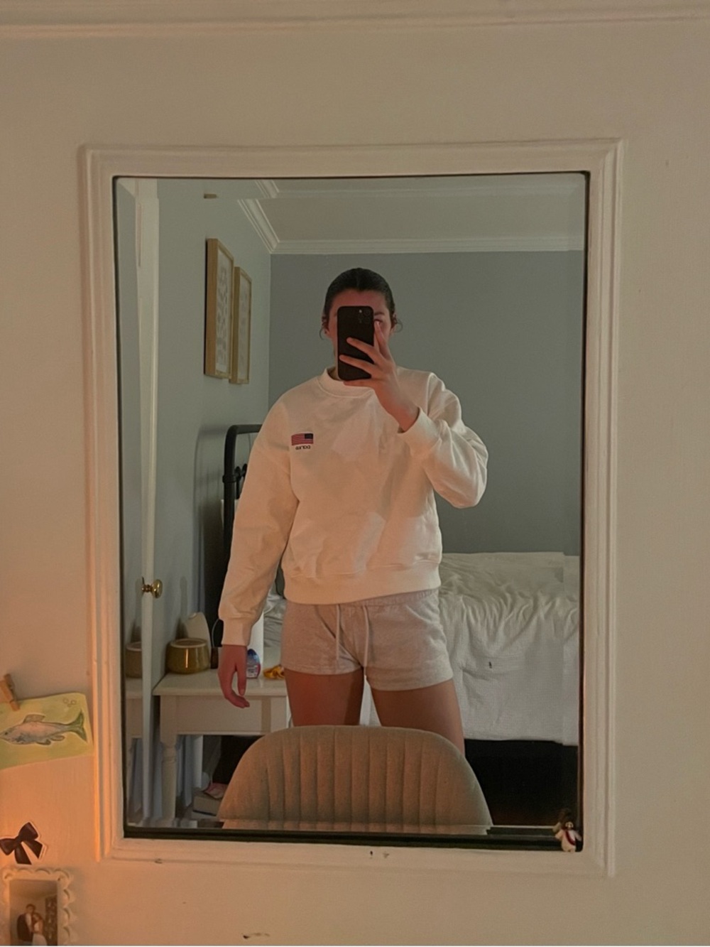 PARKE mock neck sweatshirt SHRUNK IN DRYER